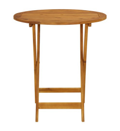 Ensemble de bistro 3 pcs blanc crème tissu et bois massif