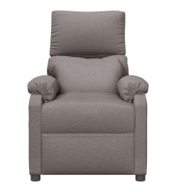 Fauteuil électrique de massage Taupe Tissu