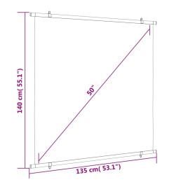 Écran de projection 50" 1:1