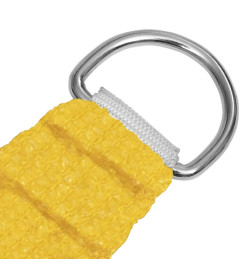 Voile d'ombrage 160 g/m² rectangulaire jaune 6x8 m PEHD