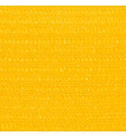 Voile d'ombrage 160 g/m² rectangulaire jaune 6x8 m PEHD
