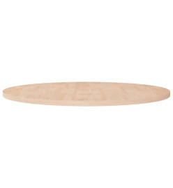 Dessus de table rond Ø90x2,5 cm Bois de chêne massif non traité