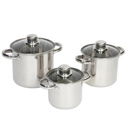 Bo-Camp Ensemble de casseroles 3 pcs Royal Plus 1,3/2/3 L