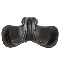 Kerbl Selle de poney en cuir Noir 32196