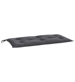 Coussin de banc de jardin anthracite 100x50x7 cm tissu oxford