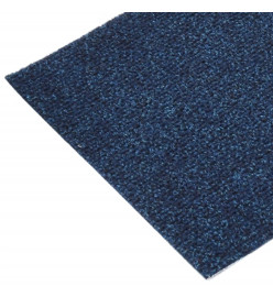 Tapis d'escalier autocollants Rectangulaire 15 pcs 60x25cm Bleu