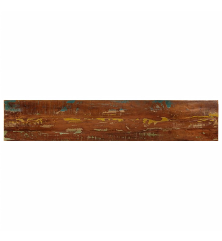 Dessus de table 160x40x3,8cm rectangulaire bois massif récupéré