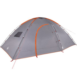 Tente de camping 8 personnes orange imperméable