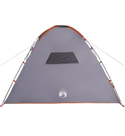 Tente de camping 8 personnes orange imperméable