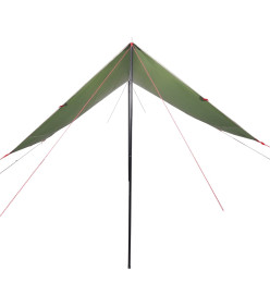 Bâche de camping vert 430x380x210 cm imperméable