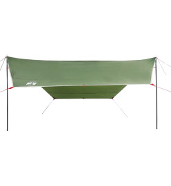 Bâche de camping vert 430x380x210 cm imperméable