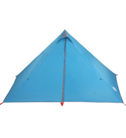 Tente familiale tipi 7 personnes bleu imperméable