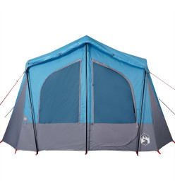 Tente de camping de cabine 5 personnes bleu imperméable