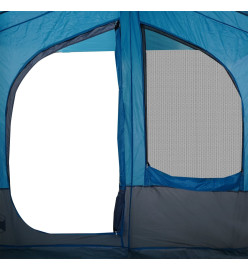 Tente de camping de cabine 5 personnes bleu imperméable