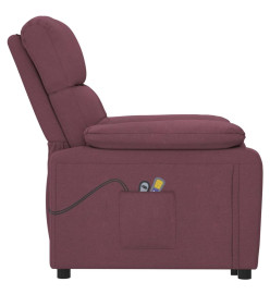 Fauteuil électrique de massage Violet Tissu