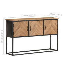 Buffet 120x30x75 cm Bois d'acacia solide