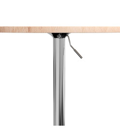 Table de bar Ø50x89,5 cm bois massif de chêne
