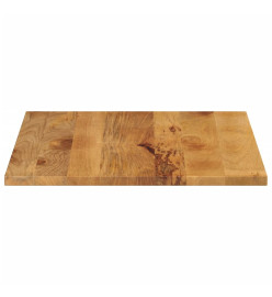 Dessus de table 70x70x3,8 cm carré bois massif manguier