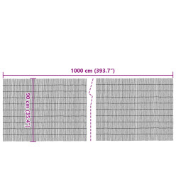 Clôture de jardin 1000x90 cm roseau