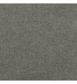 Coussin de banc de jardin gris foncé mélangé 100x50x7 cm tissu