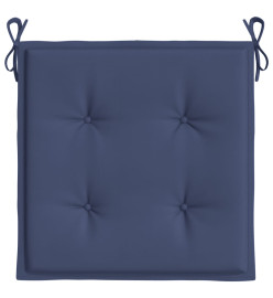 Coussins de palette 6 pcs bleu marine 50x50x3 cm tissu oxford