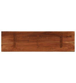 Dessus de table 100x20x3,8cm rectangulaire bois massif récupéré