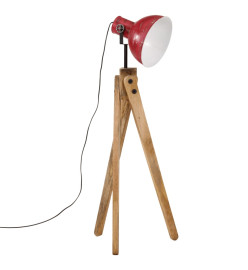 Lampadaire 25 W rouge délavé 45x45x120 cm E27