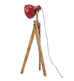 Lampadaire 25 W rouge délavé 45x45x120 cm E27