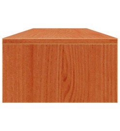 Support de moniteur marron miel 100x27x15 cm bois de pin solide