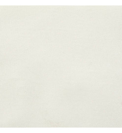 Coussin de banc de jardin crème mélangé 150x50x7 cm tissu