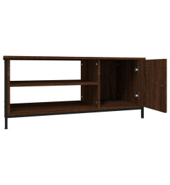 Meuble TV chêne marron 100x40x45 cm bois d'ingénierie