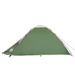 Tente de camping à dôme 4 personnes vert imperméable