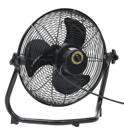 Ventilateur de sol 3 vitesses 55 cm 100 W Noir