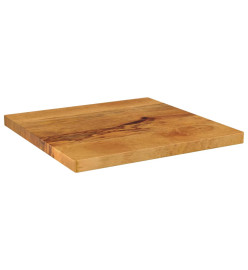 Dessus de table 60x60x3,8 cm carré bois massif manguier