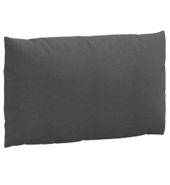 Coussins de palette lot de 2 anthracite mélangé tissu