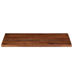 Dessus de table 100x70x2,5cm rectangulaire bois massif récupéré