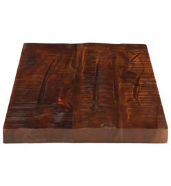 Dessus de table 40x20x2,5 cm rectangulaire bois massif récupéré