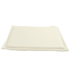 Coussins de siège de jardin lot de 6 crème 45x45x2 cm carré