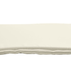 Coussins de siège de jardin lot de 6 crème 45x45x2 cm carré