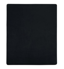 Draps-housses Jersey 2 pcs Noir 180x200 cm Coton