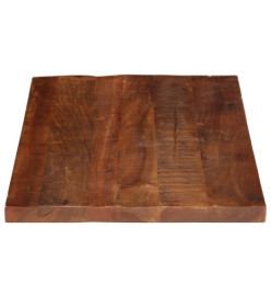 Dessus de table 110x70x2,5cm rectangulaire bois massif récupéré