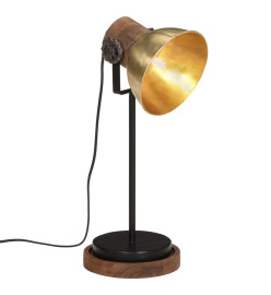 Lampe de bureau 25 W laiton antique 17x17x50 cm E27