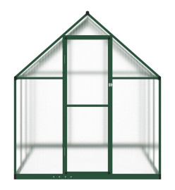 Serre avec cadre de base vert 224x169x195 cm aluminium