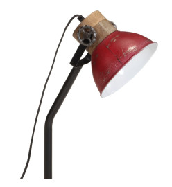 Lampe de bureau 25 W rouge délavé 18x18x60 cm E27