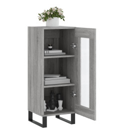 Buffet Sonoma gris 34,5x34x90 cm Bois d'ingénierie