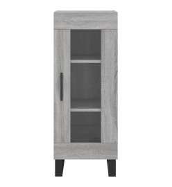 Buffet Sonoma gris 34,5x34x90 cm Bois d'ingénierie