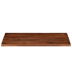 Dessus de table 100x50x2,5cm rectangulaire bois massif récupéré