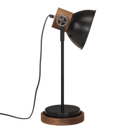 Lampe de bureau 25 W noir 17x17x50 cm E27