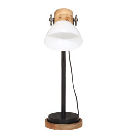 Lampe de bureau 25 W blanc 18x18x60 cm E27