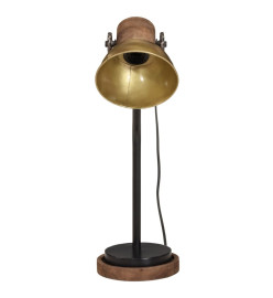 Lampe de bureau 25 W laiton antique 18x18x60 cm E27